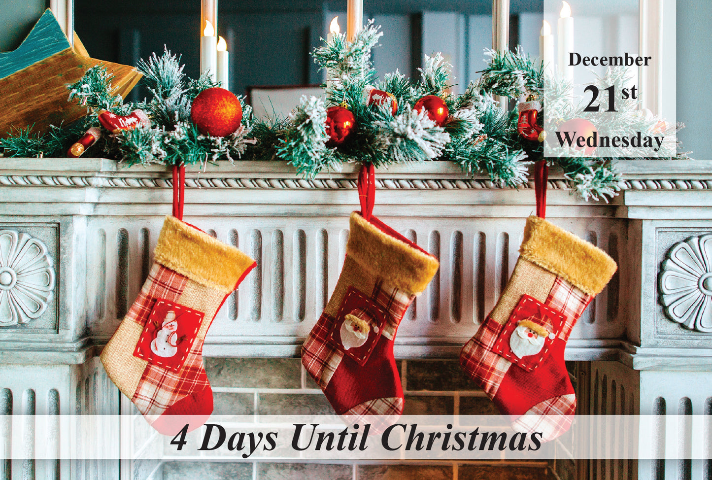 100 Day Christmas Countdown Calendar - Scenes