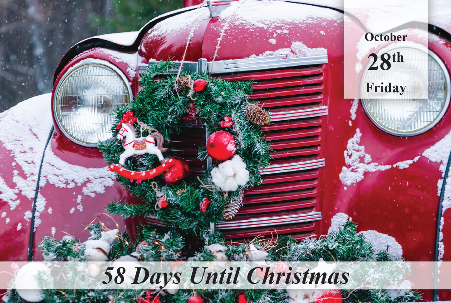 100 Day Christmas Countdown Calendar - Scenes