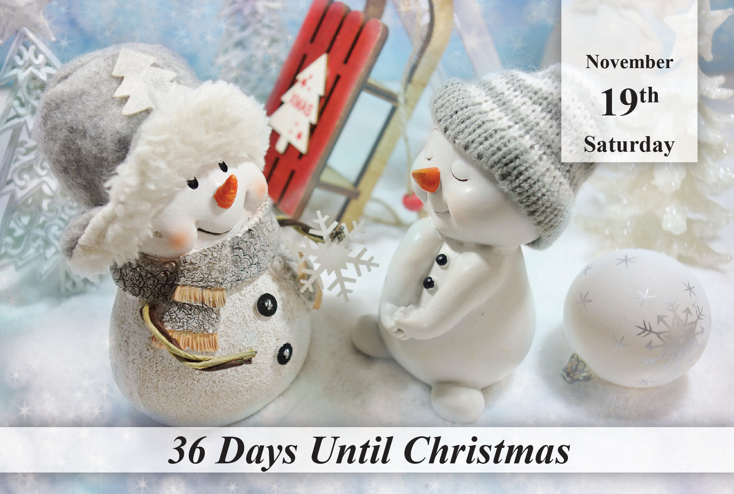 100 Day Christmas Countdown Calendar - Scenes