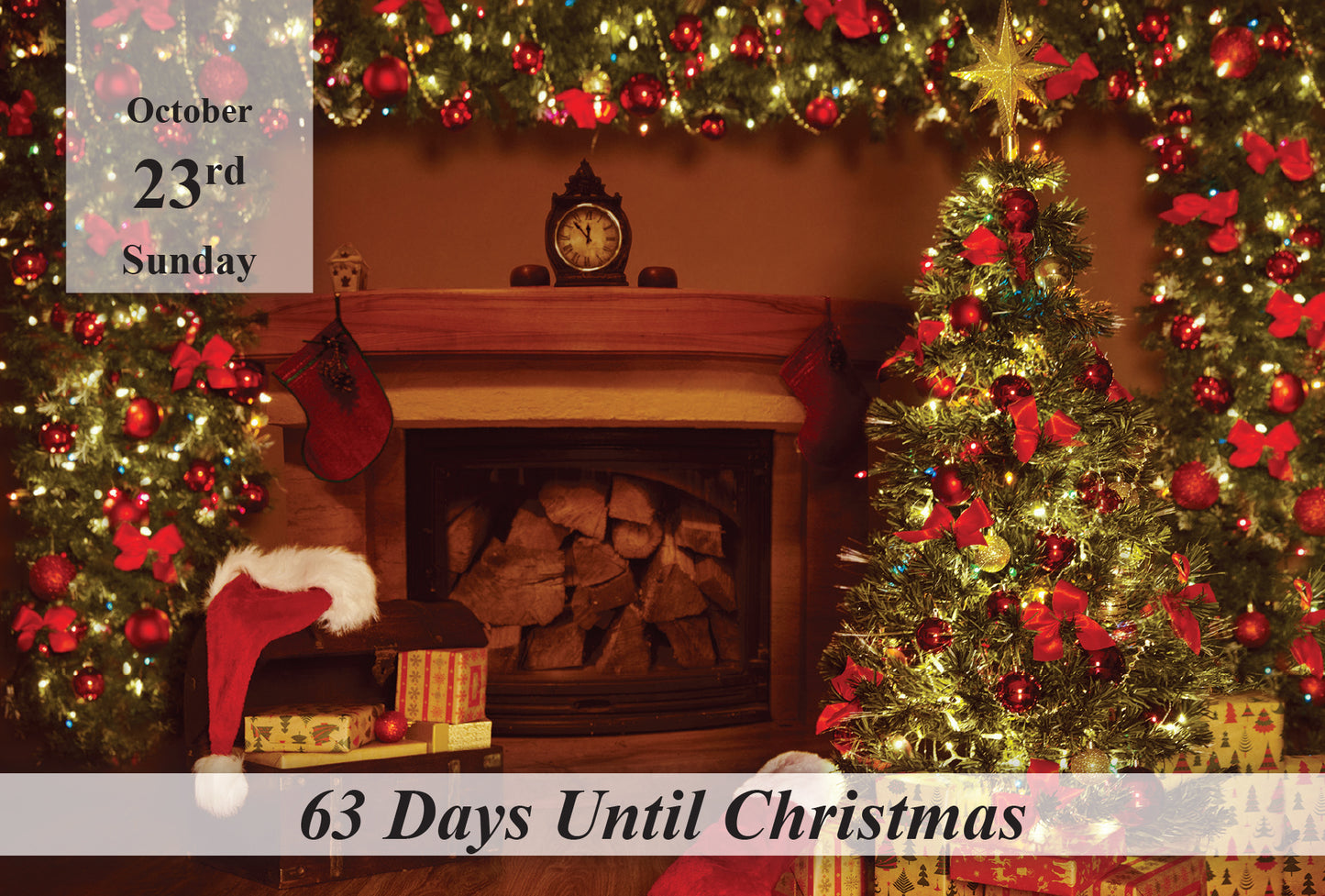 100 Day Christmas Countdown Calendar - Scenes
