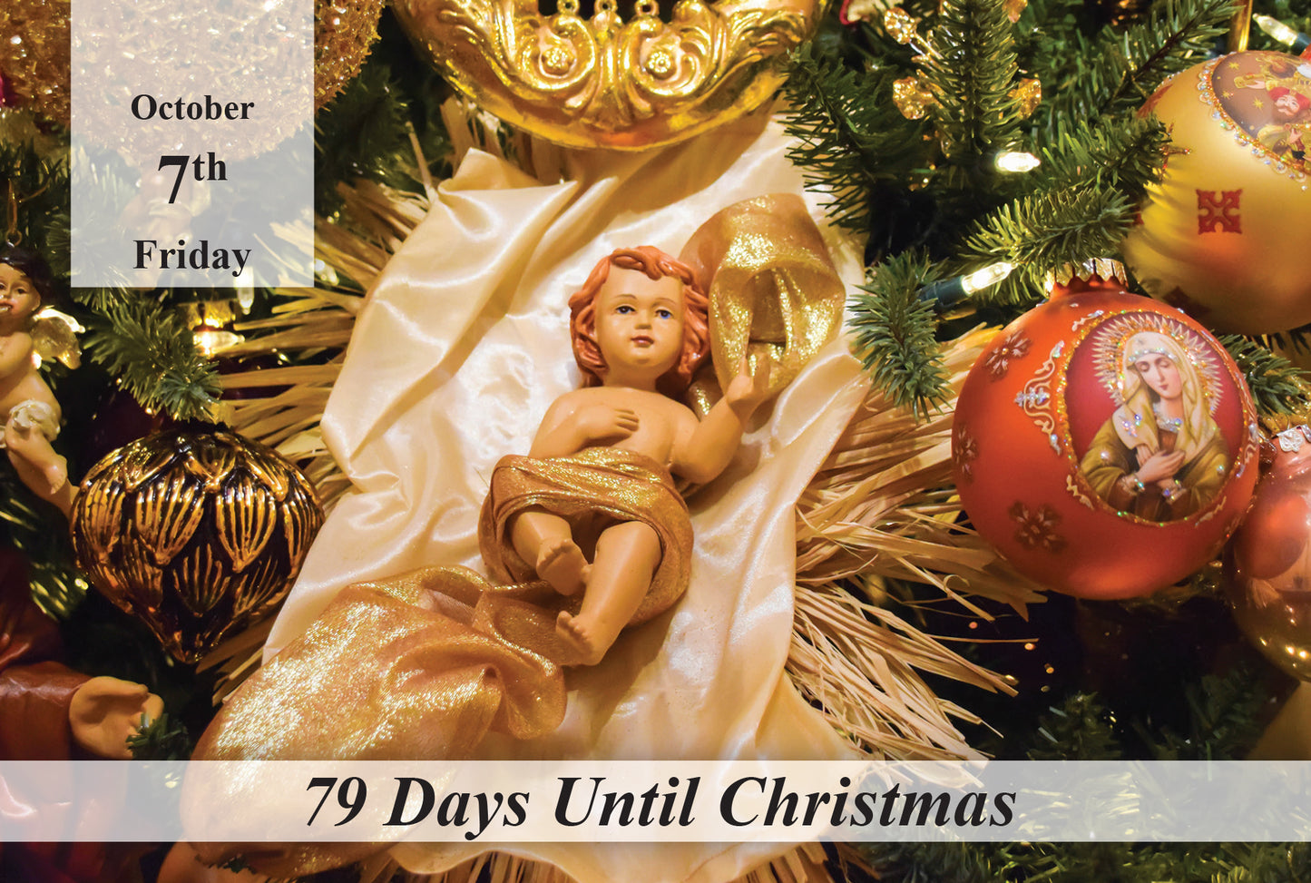 100 Day Christmas Countdown Calendar - Scenes